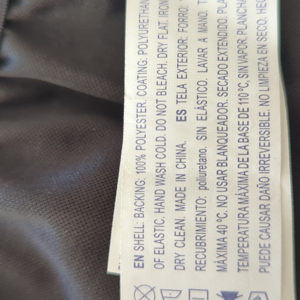 Forever 21 Faux Leather Gathered Waistband Mini Skirt MEDIUM Gray Silver Sheen - Picture 5 of 12